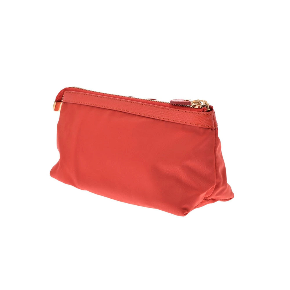 Salvatore Ferragamo Clutch Gancini Accessory Red